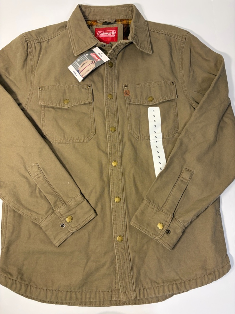 Coleman Men's Khaki Tan Canvas Field Jacket